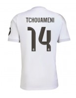 Real Madrid Aurelien Tchouameni #14 Hjemmedrakt 2025-26 Korte ermer